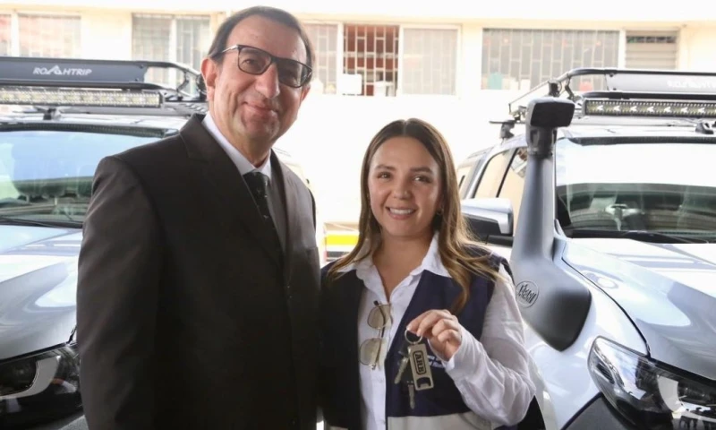 Las nuevas camionetas cuentan con equipamiento de última tecnología / Foto: cortesía MAE