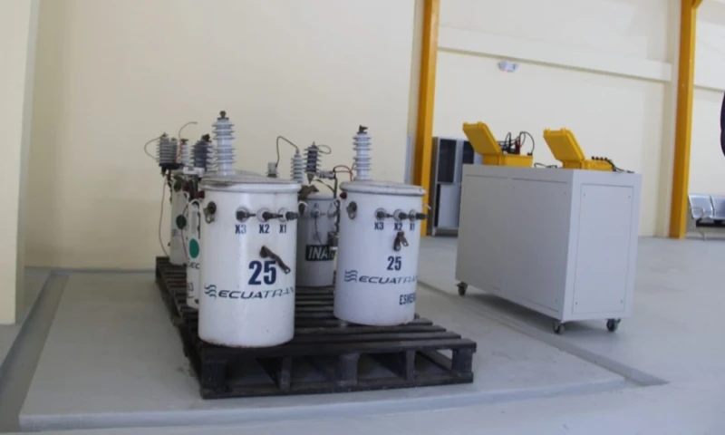 El laboratorio permitirá analizar y mantener transformadores eléctricos / Foto: cortesía Ministerio de Energía y Minas