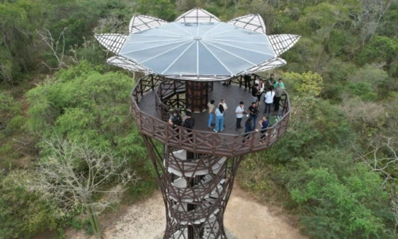 Una torre de avistamiento en la Reserva Ecológica Arenillas se inauguró / Foto: cortesía MAATE