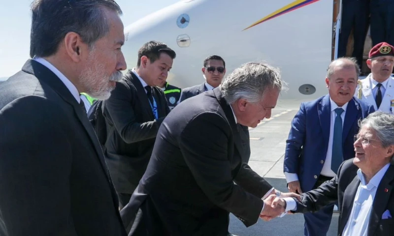 Lasso viajó a Costa Rica para firmar acuerdo comercial / Foto: cortesía Secretaría de Comunicación de la Presidencia