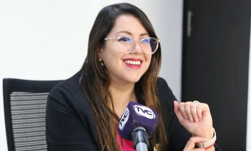 Andrea Arrobo fue la primera ministra de Energía y Minas de Daniel Noboa / Foto: cortesía 