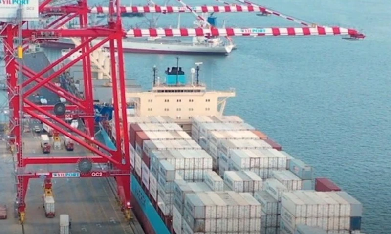 Se registró un movimiento de carga de 56.322.873,43 toneladas métricas / Foto: cortesía MTOP