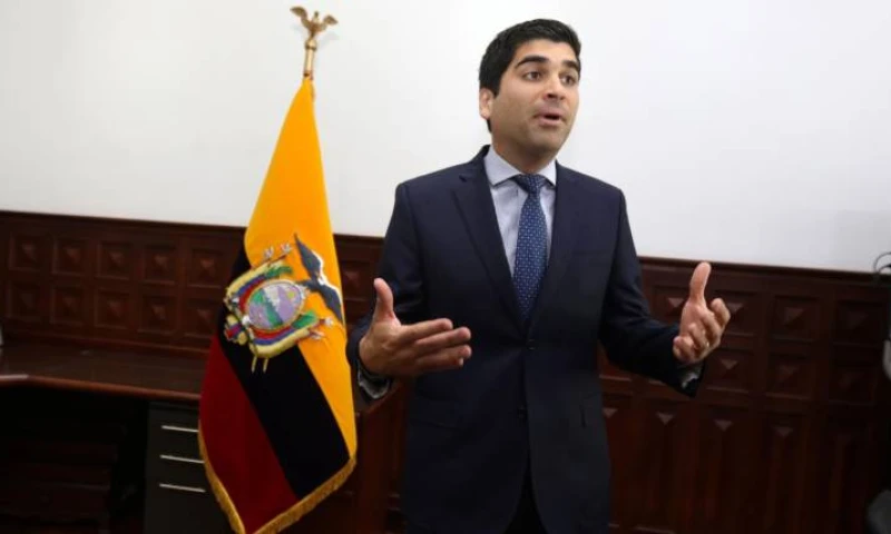 El funcionario manifestó que el “terrible suceso” será respondido con firmeza desde el Gobierno y, como lo ha dispuesto el Presidente Lenin Moreno. Foto: Expreso