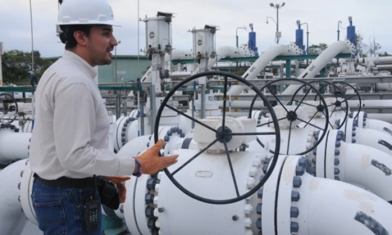 Instalaciones del Terminal Marítimo OCP, por estas tuberías circula el petróleo. Foto: Expreso