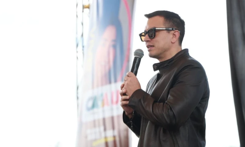 Noboa viajó a bordo del avión presidencial de Ecuador, desde Quito al aeropuerto de Teterboro, ubicado a 20 kilómetros de Manhattan / Foto: cortesía Presidencia