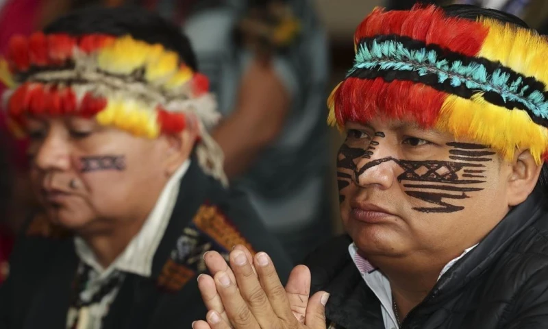 Marlon Vargas es el nuevo presidente de la Conaie / Foto: EFE