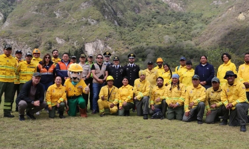 La delegación italiana presentó el innovador ‘Dispositivo de Manejo Integral del Fuego en Áreas Protegidas’ / Foto: cortesía MAE