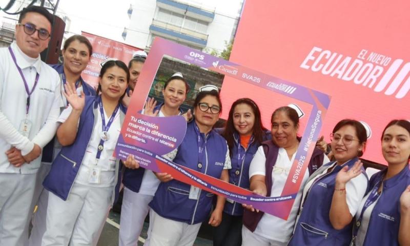 La Semana de Vacunación en las Américas (SVA) 2025 arrancó / Foto: cortesía Ministerio de Salud