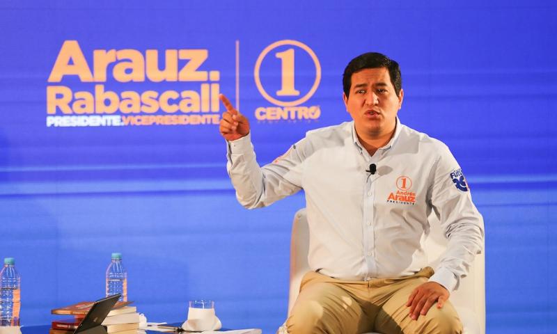 Andrés Arauz y Juan Fernando Velasco no podrán votar / Foto EFE