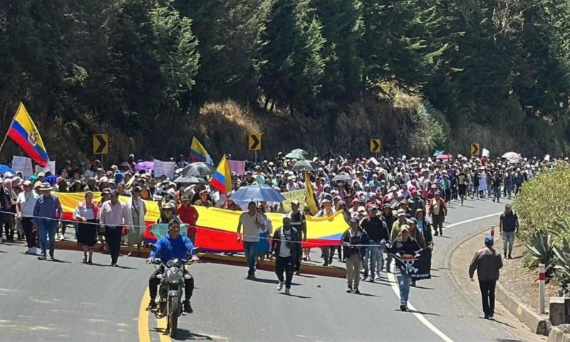 El movimiento Pachakutik aseguró en un comunicado que denunciará lo que considera "violencia y crímenes de Estado" / Foto: cortesía Conaie