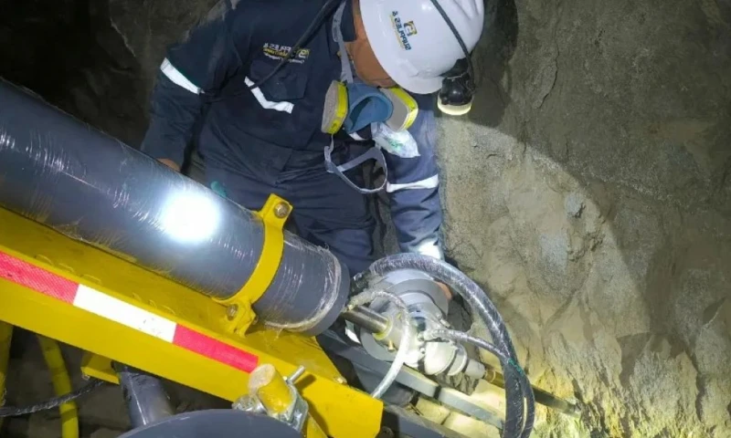 Los trabajos realizados en la zona denominada FDNS arrojaron algunos de los interceptos de mayor ley registrados en la historia del proyecto / Foto: cortesía