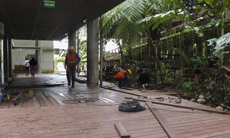 Las camineras y el malecón de El Coca se presentan como espacios seguros / Foto: cortesía Municipio de El Coca