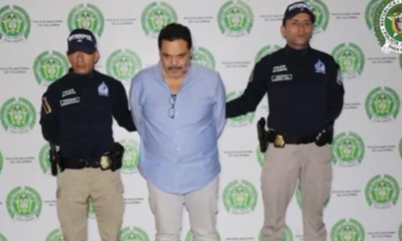 El detenido va a ser puesto a disposición de la Fiscalía para su extradición / Foto: cortesía Policía de Colombia