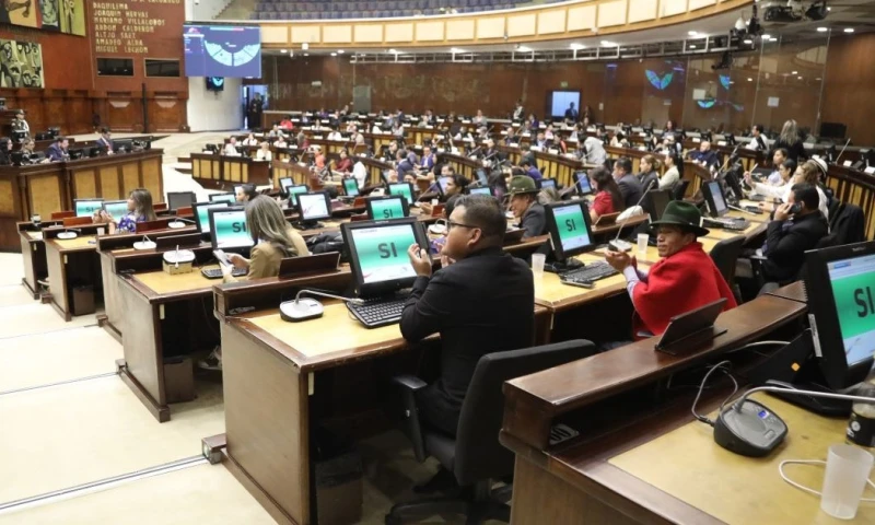 El partido de Noboa, podría alcanzar entre 65 y 68 escaños / Foto: cortesía Asamblea 