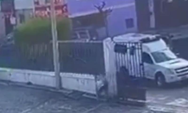 El ataque se produjo a la llegada al hospital / Foto: cortesía 