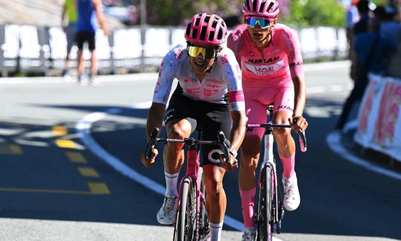 Richard Carapaz busca conquistar otra vez el Giro de Italia. Ya ganó en 2019 / Foto: cortesía Richard Carapaz
