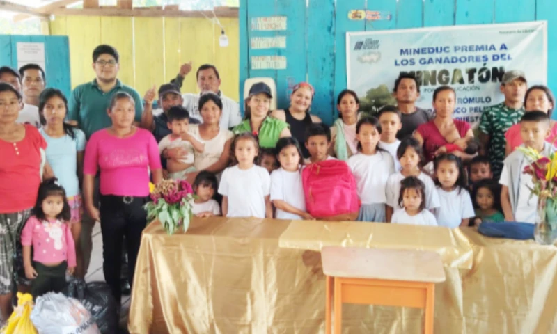 La premiación fue por las campañas ‘Mingatón’ y ‘Dibuja tu Riesgo’ / Foto: cortesía Ministerio de Educación