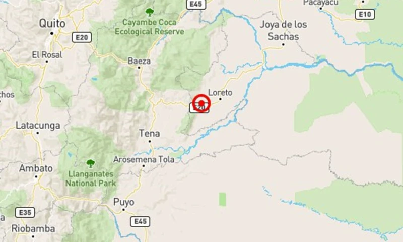 Hasta el momento no se haya informado de víctimas o daños materiales / Foto: cortesía IGM