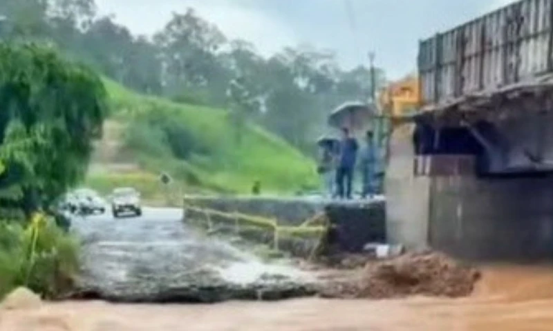 El cierre vehicular se aplicará en el sector de Cononaco, comunidad San Francisco, los días 22 y 23 de abril / Foto: cortesía SNGR