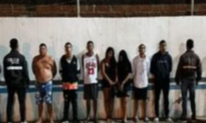 Los cabecillas fueron identificados como Miguel M. y Owen C. / Foto: cortesía Policía Nacional