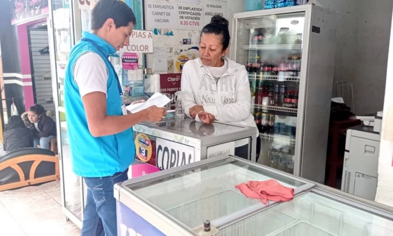 15 puntos de pago del bono en Pastaza fueron supervisados / Foto: Cortesía MIES