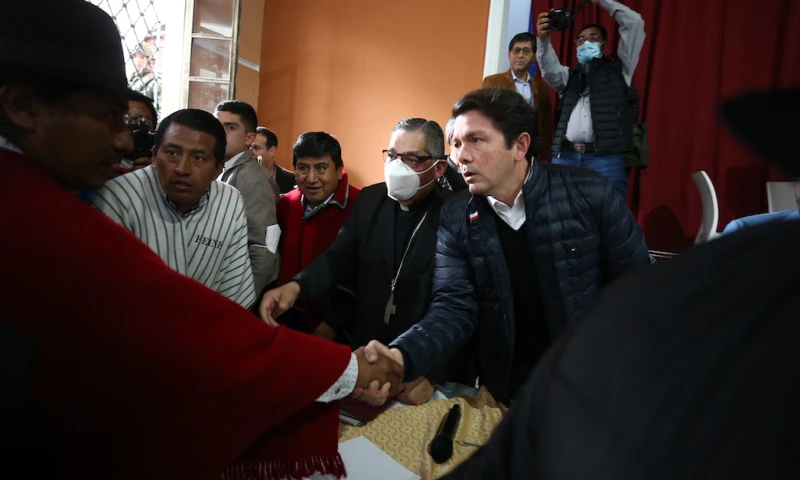 La hoja de ruta del diálogo entre el Gobierno e indígenas se definió / Foto: EFE