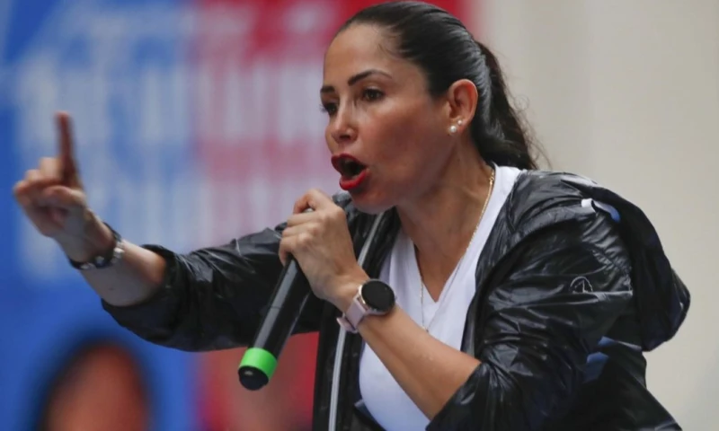 Los simpatizantes de González esperaron por al menos tres horas a la candidata / Foto: EFE