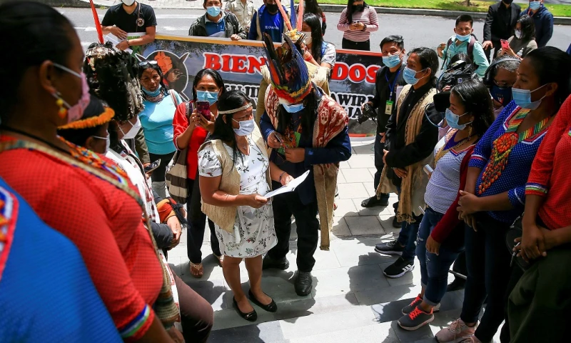 Sáparas denuncian a la ONU vulneración de derechos colectivos / Foto: EFE
