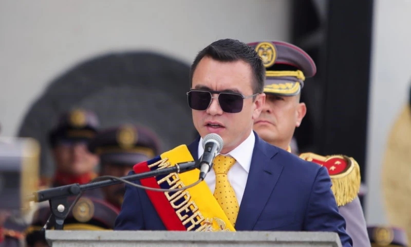 Daniel Noboa cuenta con un 47,5 % de imagen positiva / Foto: cortesía Presidencia