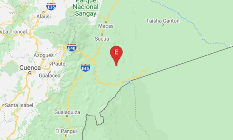 Un sismo de 3,45 se registró en Morona Santiago / Foto: cortesía IG