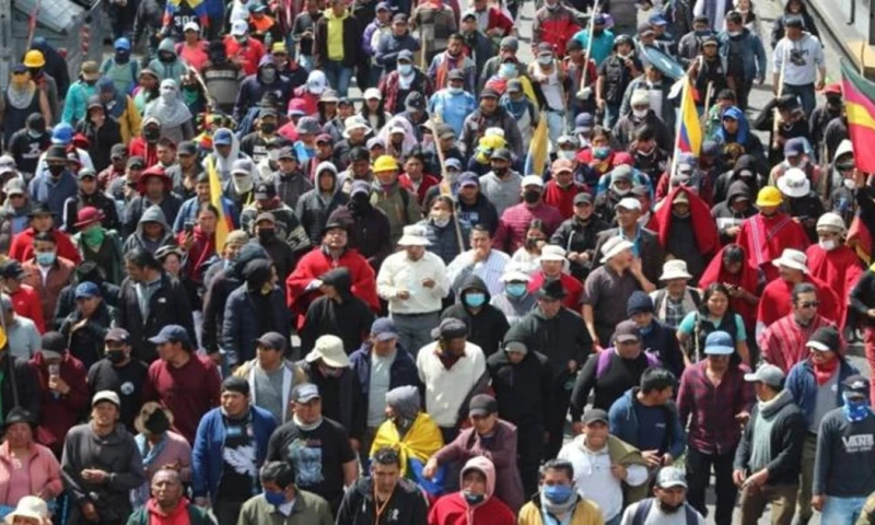 La convocatoria a las protestas fue realizada por la Conaie / Foto: cortesía Conaie