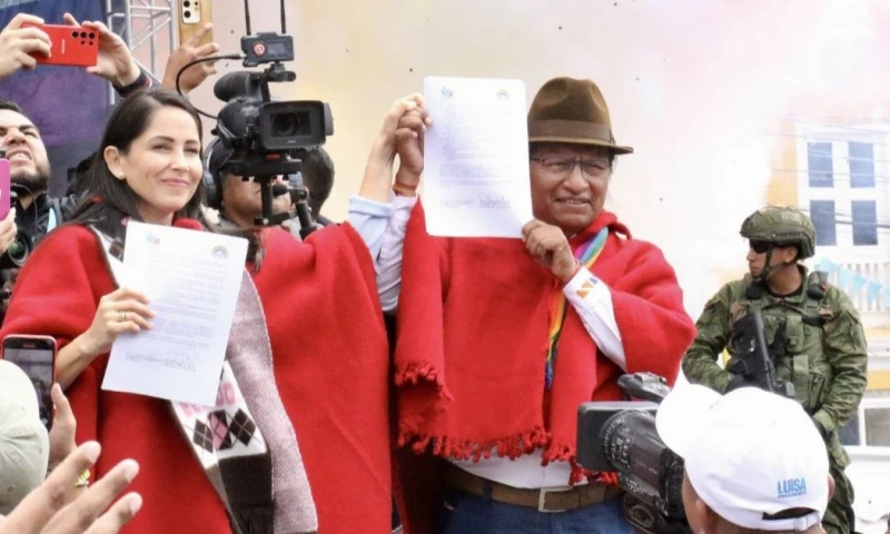 Principales noticias de Ecuador hoy - 31 de Marzo de 2025 / Foto: cortesía Pachakutik