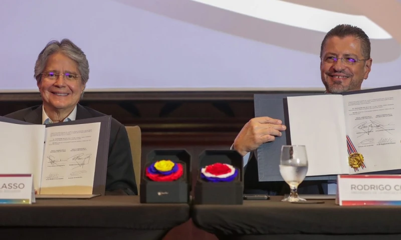 "El Gobierno Nacional ratifica que dicho instrumento comercial cumple con estricta observancia los principios y garantías contemplados en la Constitución de la República" / Foto: cortesía Guillermo Lasso