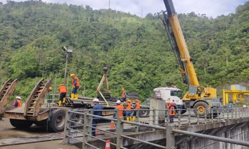 El complejo hidroeléctrico entrará en operación a finales del próximo año / Foto: cortesía CELEC