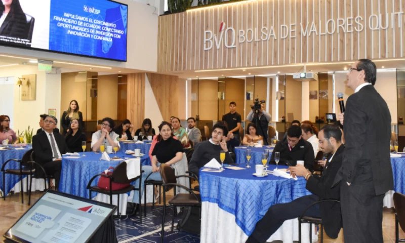 Los datos compartidos indican que en 2024 se negociaron $ 15.752 millones en valores / Foto: cortesía Bolsa de Valores de Quito