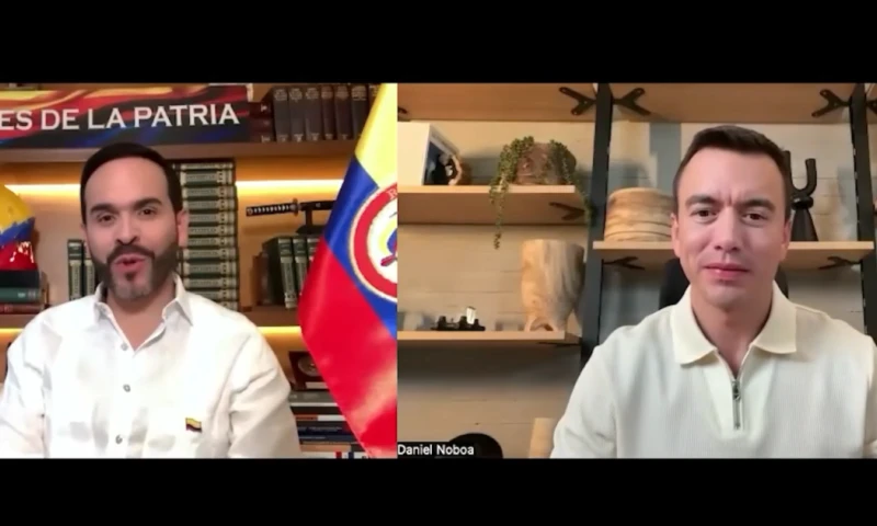 Noboa calificó el desempeño electoral de De la Espriella como una "gran victoria" / Foto: Captura de pantalla