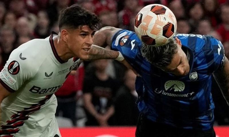 Piero Hincapié disputó la final contra el Atalanta / Foto: cortesía 