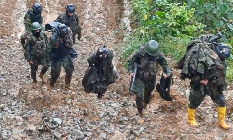 El accidente se produjo el jueves en la base naval de Iquitos / Foto: cortesía Noticias SIN