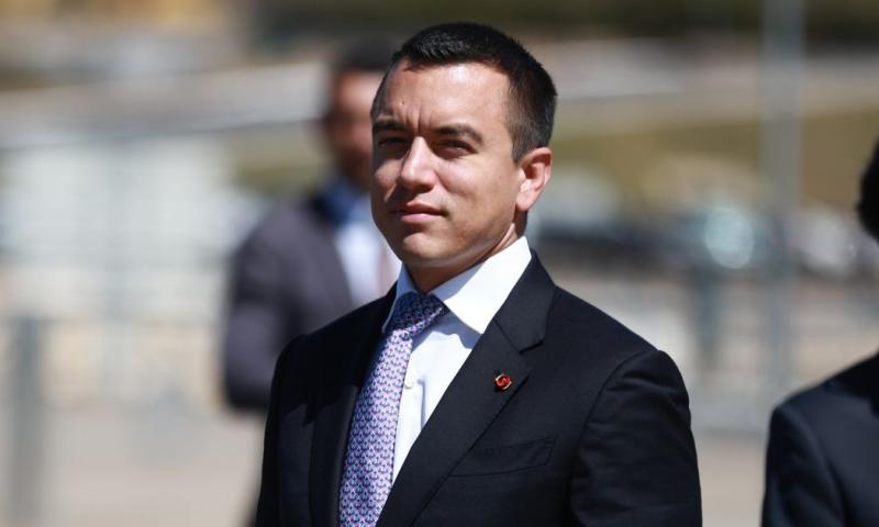 El presidente Daniel Noboa regresó antes de su gira por Asia / Foto: cortesía Presidencia