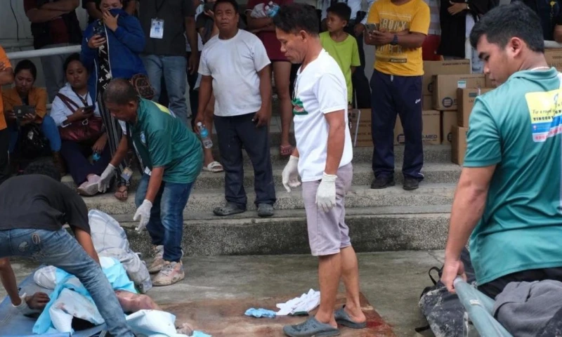 Buena parte de las víctimas se concentran en la ciudad de Bogo / Foto: EFE 