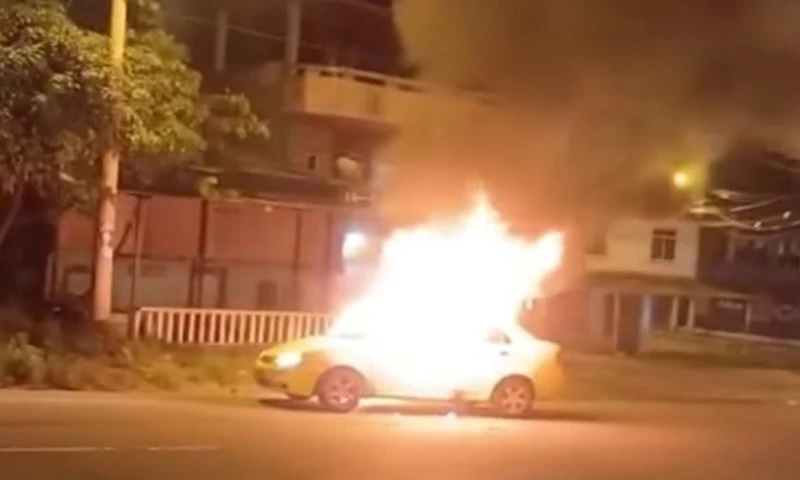 Los hechos ocurrieron la noche del viernes y generaron temor en la ciudad./ Foto: cortesía 