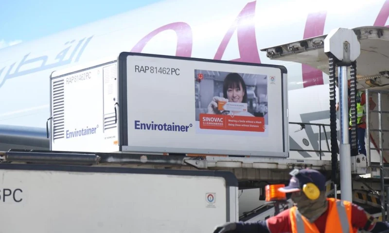 Ecuador recibió 1,5 millones de vacunas Sinovac / Foto EFE