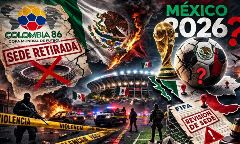 Hace cuatro décadas Colombia renunció a organizar el Mundial por incapacidad de cumplir requisitos; hoy México enfrenta dudas sobre su rol como sede del torneo 2026./ Foto: cortesía