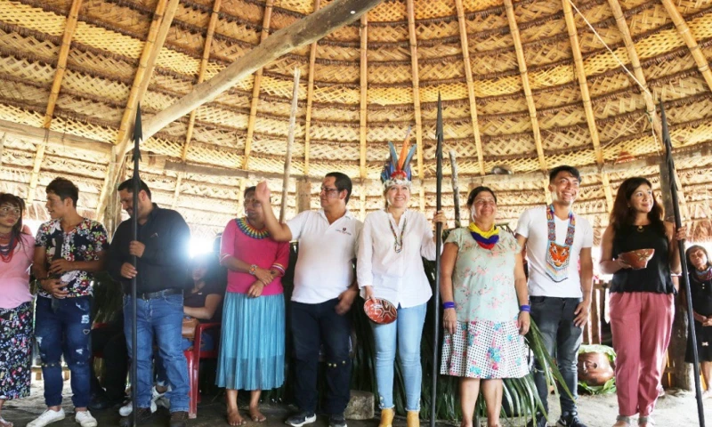 La ceremonia ancestral Kamari Ista fue declarada patrimonio cultural / Foto: CNE Pastaza