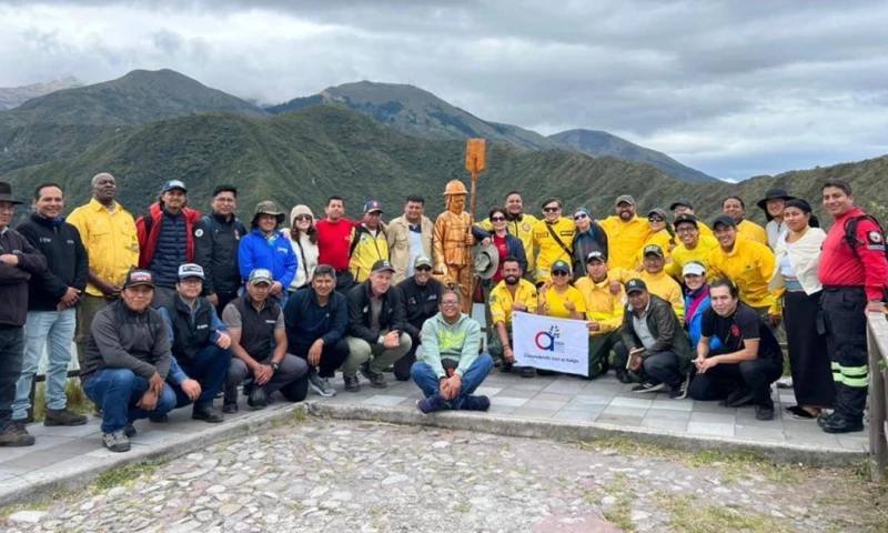 El curso se llevó a cabo del 4 al 7 de diciembre por el Programa Amazonía Sin Fuego Ecuador (PASF)/ Foto: cortesía UE Ecuador