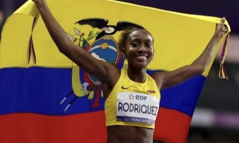 Kiara Rodríguez conquistó el oro en los 100 metros planos Campeonato Mundial de Paratletismo / Foto: cortesía Viceministerio del Deporte