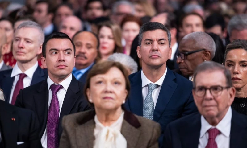 Noboa asistió a la ceremonia de entrega del Premio Nobel de la Paz en Noruega / Foto: cortesía Presidencia