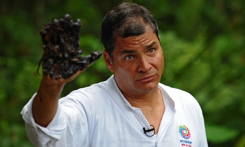 Campaña. Durante el gobierno de Rafael Correa se hizo una campaña contra la empresa petrolera Chevron. (Cortesía)