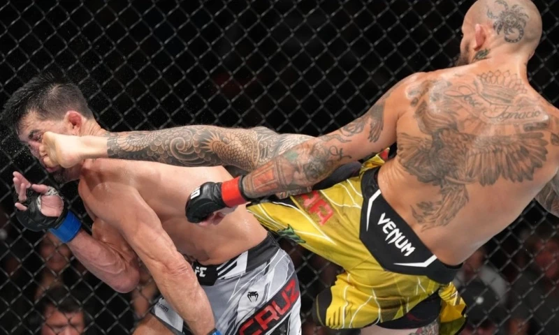 Marlon ‘Chito’ Vera’ logró otra espectacular victoria en la categoría de peso gallo en la UFC. Es su cuarto triunfo consecutivo / Foto: cortesía UFC