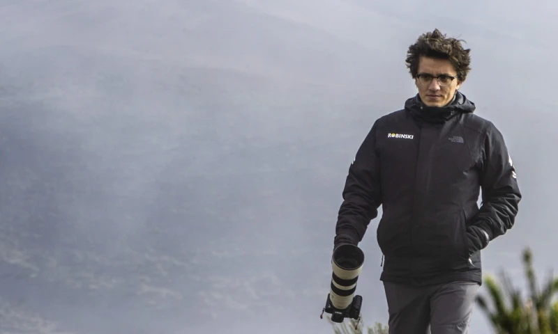 Robinski, el ecuatoriano que retrata las leyendas de los volcanes`/ Foto: EFE